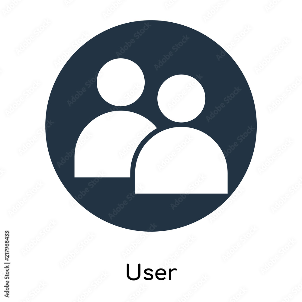 Poster user icon isolated on white background. modern and editable user icon. simple icons vector illustrat
