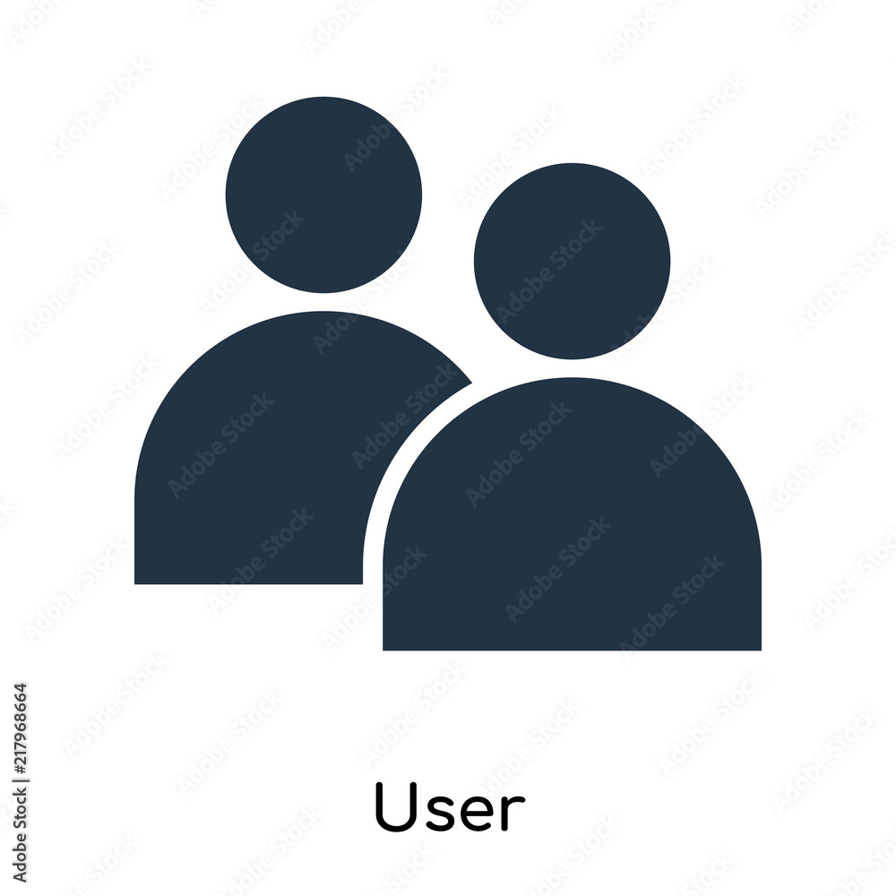 Poster user icon isolated on white background. modern and editable user icon. simple icons vector illustrat