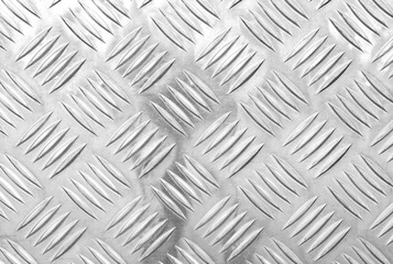 metal floor plate background with diamond pattern