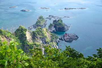 隠岐白島展望台からの白島海岸