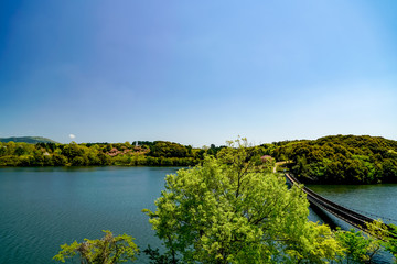 Fototapeta premium 大分農業文化公園 吊り橋
