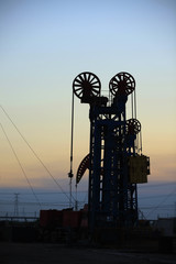 oil drilling rig