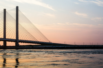 Indian river inlet bridge sunset