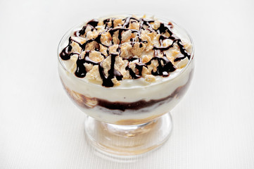 Dulce de guanabana, on a white background.