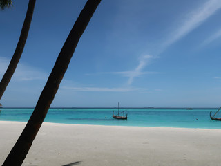 The Sea and Clouds of Maldives