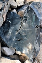 A Glass Heart in Black Obsidian