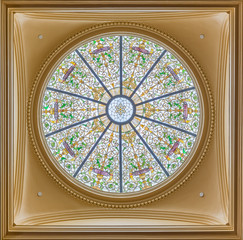 New Jersey Senate Stained Glass Dome