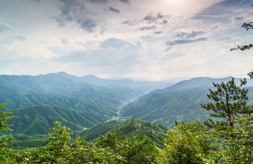 Huang Yang circle, Jinggangshan, Jiangxi, China