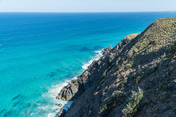 cliffs at the cape byron lighthouse