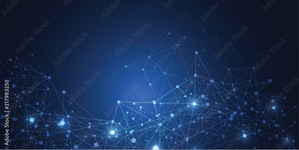 Poster internet connection, abstract sense of science and technology graphic design background. vector illu