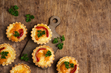 Tartlets with vegetables