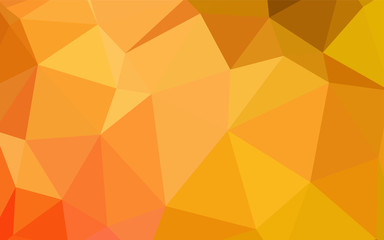 Light Orange vector polygon abstract layout.