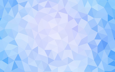 Light Pink, Blue vector abstract polygonal background.