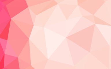 Fototapeta premium Light Red vector polygonal pattern.