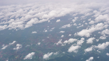 Aerial view of mountain