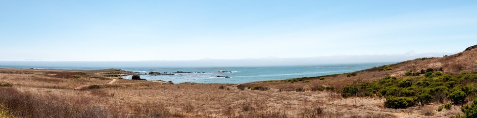 Fototapeta na wymiar Beautiful panorama of a coastline