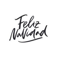 Feliz Navidad Lettering