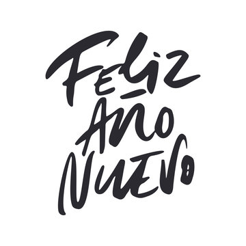 Feliz Ano Nuevo Lettering