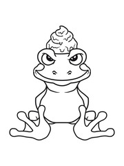 kacke scheiße kopf geschissen kot haufen häufchen ekelhaft ekelig gestank shit fladen frosch sitzend süß niedlich klein comic cartoon clipart