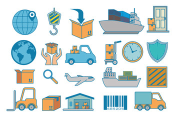 import free shipping set icons