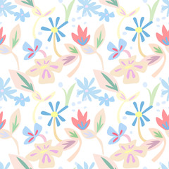 Abstract flower pattern