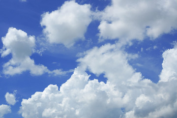 Blue sky and cloud nature background