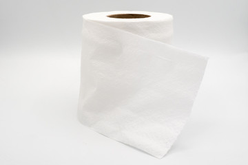 Tissue paper isolated white background