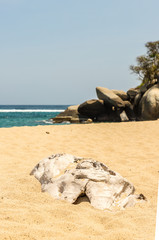A typical view in Tayrona National Park Colombia