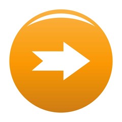 Arrow icon in black. Simple illustration of arrow icon vector isolated on white background