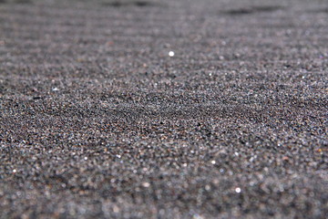 Sand beach closeup