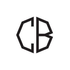 two letter CB octagon logo