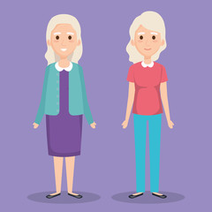 cute grandmothers avatars characters