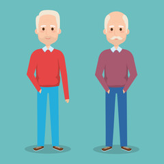cute grandfathers avatars characters