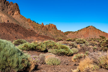 Landschaft am Teide in Teneriffa - Traumhafte Wüstenlandschaft auf einem Vulkan