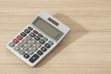 Close-up Of Calculator On Table