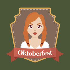 Oktoberfest festival design with icon vectot ilustration