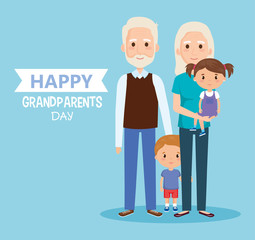 grandparents day with grandchildren characters