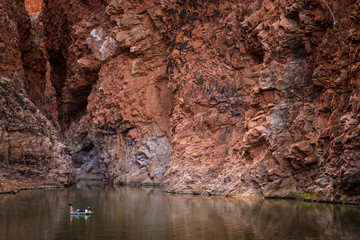 swimming at Redbank Gorge