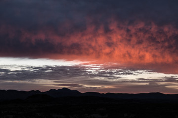 Dawn sky,  Mount Sonder, West MacDonnell Ranges