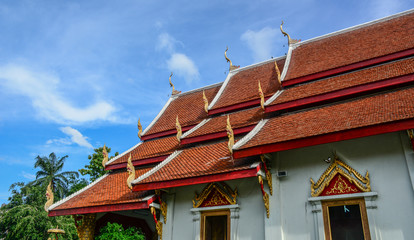 Buddhist pagoda in Chiang Mai, Thailand