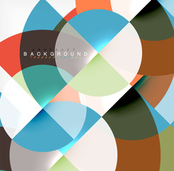 Obraz premium Modern circle abstract background