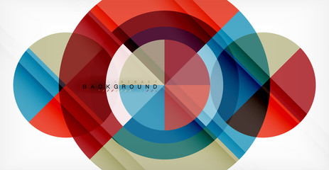 Fototapeta premium Wektorowy okręgu abstrakta tło