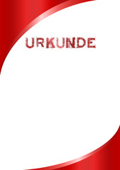 Urkunde-rot-Metallic