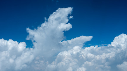 Naklejka na ściany i meble Super big clouds and sky in nature