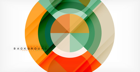 Obraz premium Wektorowy okręgu abstrakta tło