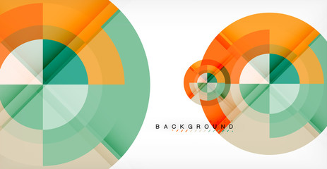 Obraz premium Wektorowy okręgu abstrakta tło