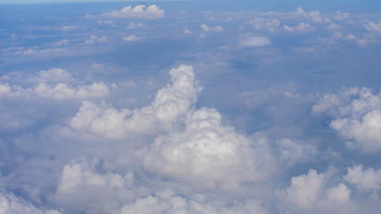 Naklejka na ściany i meble Super big clouds in nature