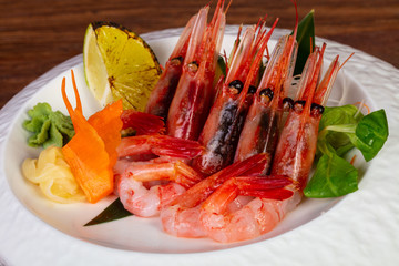 Japanese sashimi Prawn