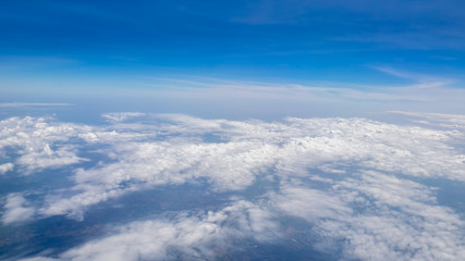 Fototapeta na wymiar Super big clouds and sky in nature