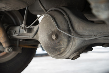 Differential or final gear of the car 